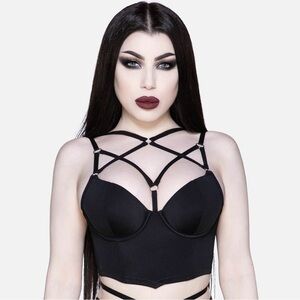 Killstar Cage Effect Bra